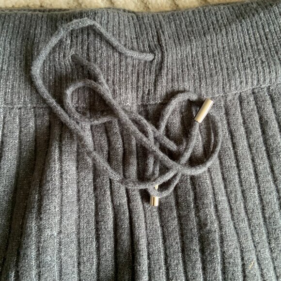 Free People Intimately Around the Clock Knit Jogger Pants Charcoal Size L - Picture 9 of 12